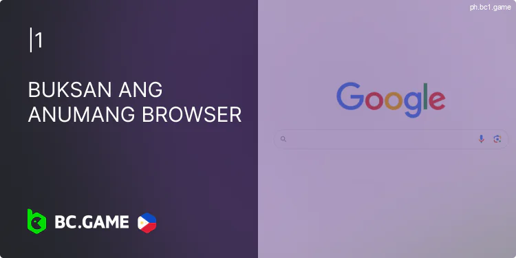 Buksan ang anumang browser